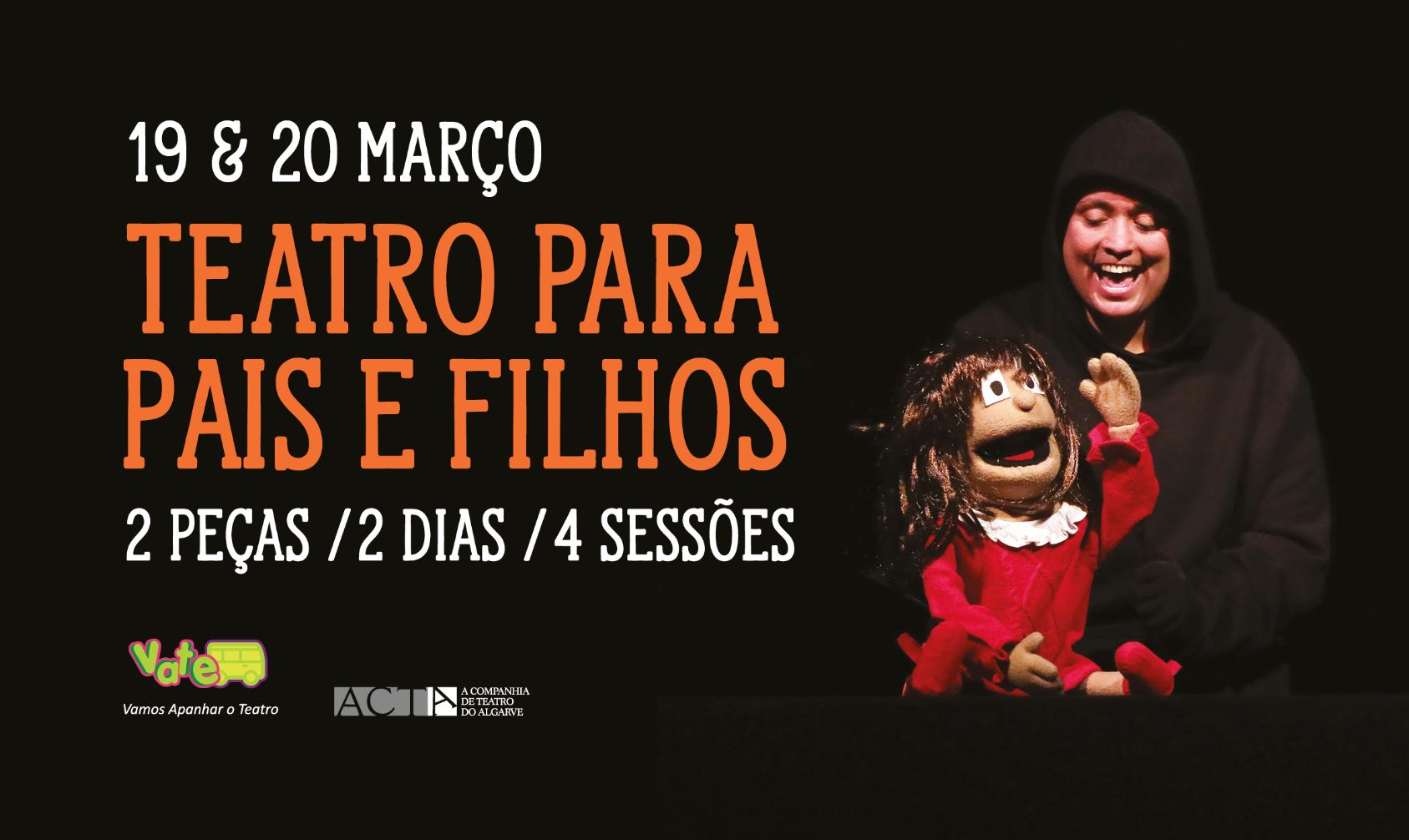 Este fim-de-semana, o centro comercial junta-se à companhia de teatro do Algarve para celebrar o dia do Pai