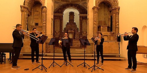 I Ciclo Internacional de Música Terras do Infante: Mais um excelente concerto pelo quinteto de metais 100 Caminhos