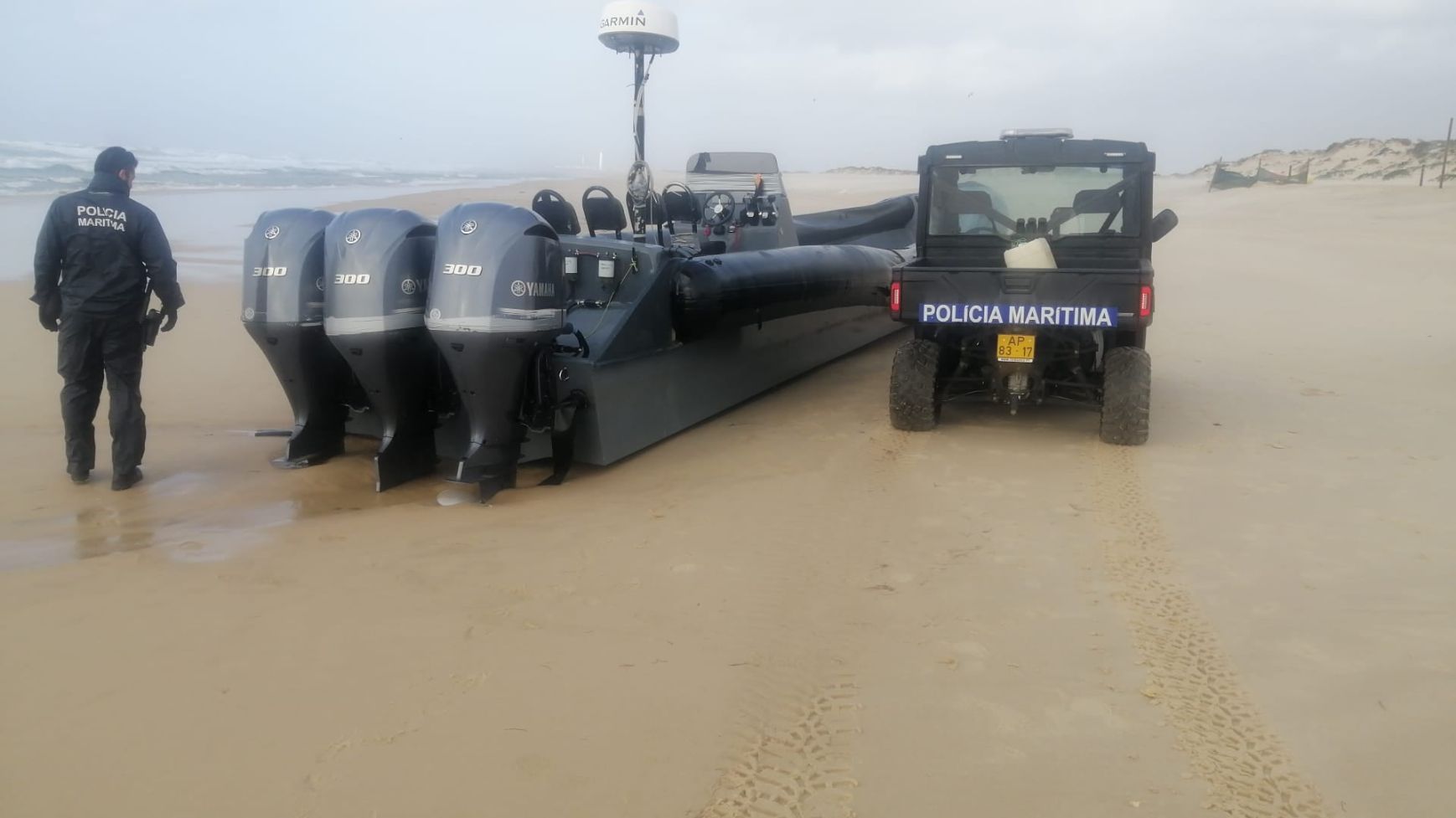 Detectada embarcação de alta velocidade na ilha da Culatra em Faro
