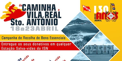 Instituto de Socorros a Náufragos realiza campanha de recolha de bens essenciais