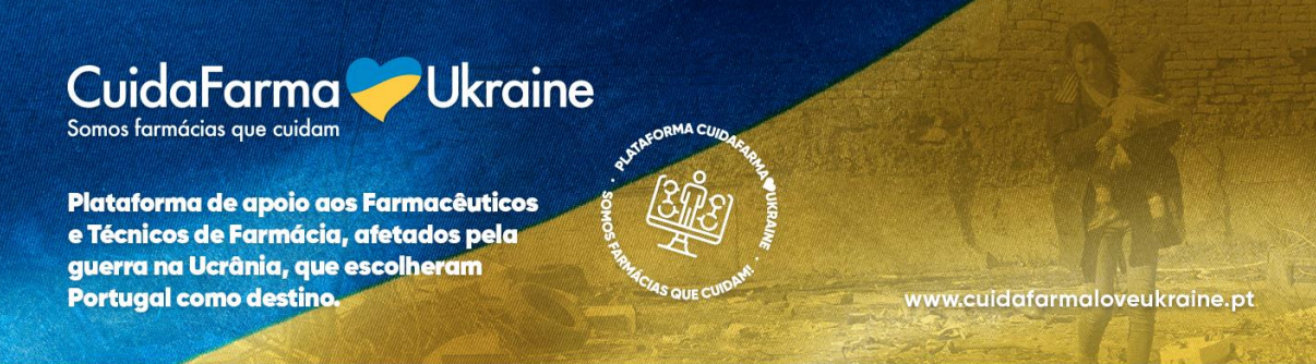 A Cuidafarma com os Grupos de Farmácias seus associados, e em parceria com a Bluepharma lançou a Plataforma Cuidafarma Love Ukraine