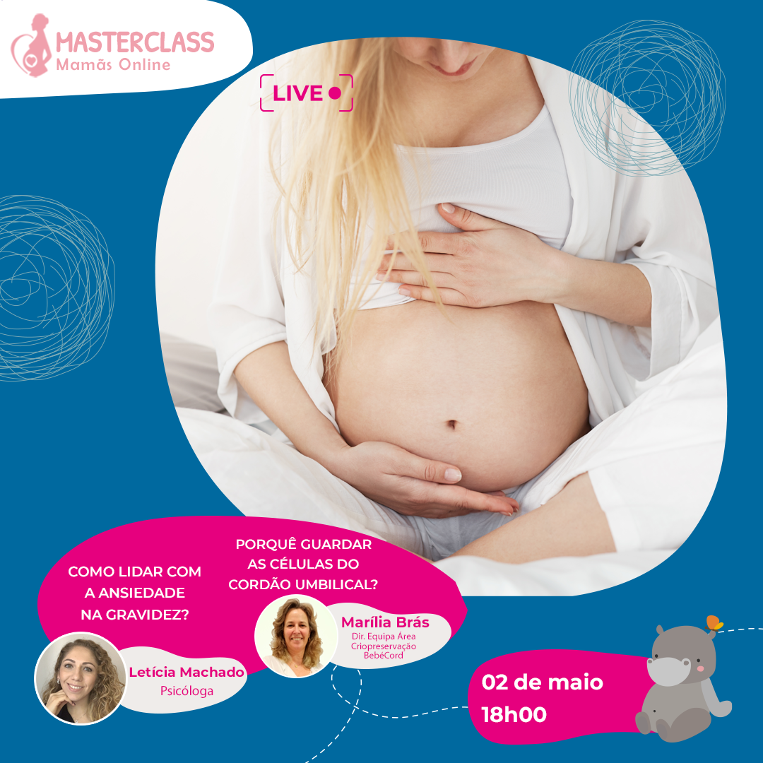 Como lidar com a ansiedade durante a gravidez? A nova MasterClass da Mamãs e Bebés dá-lhe a resposta