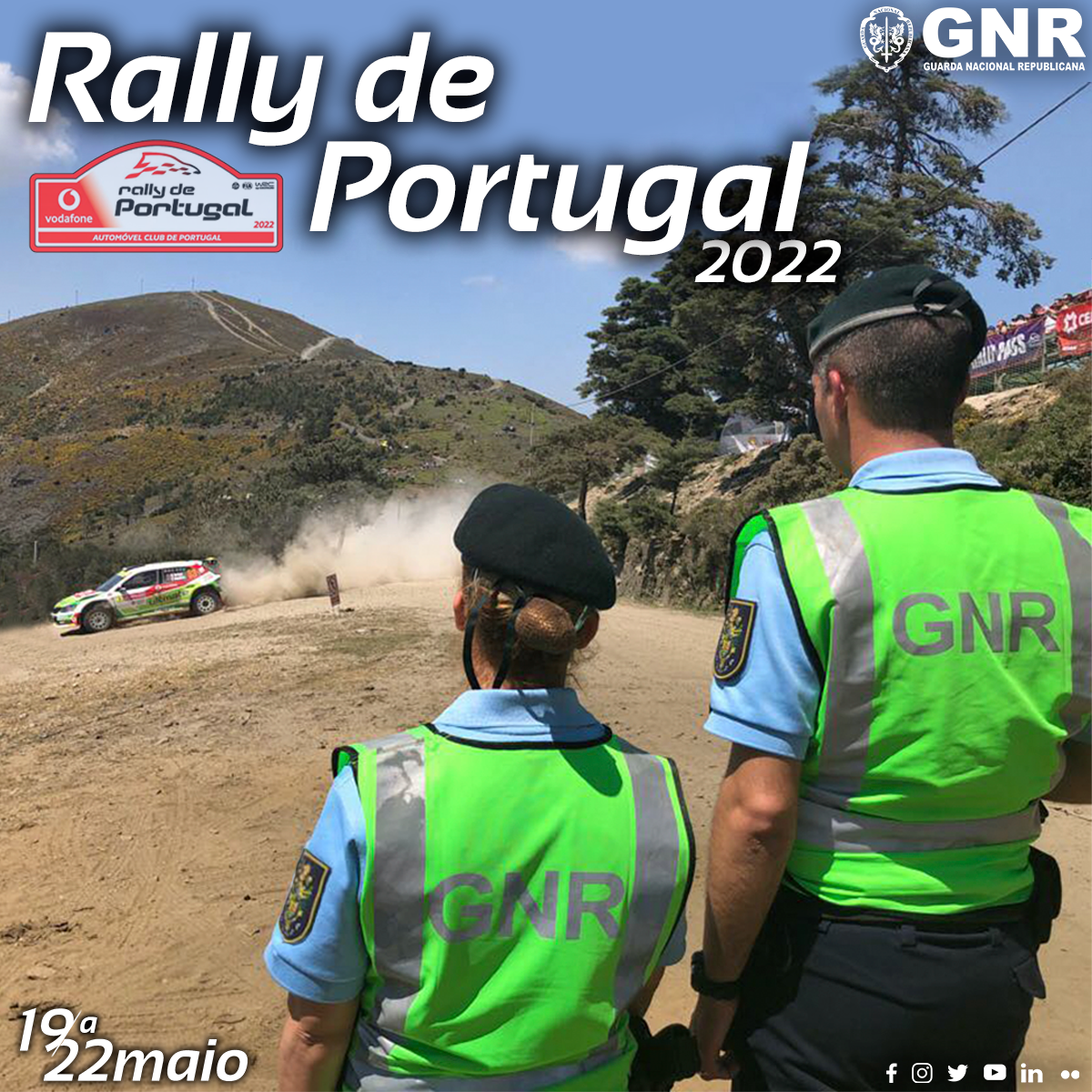 GNR: Operação de Segurança – WRC Vodafone Rally de Portugal 2022 - Balanço 1.º dia