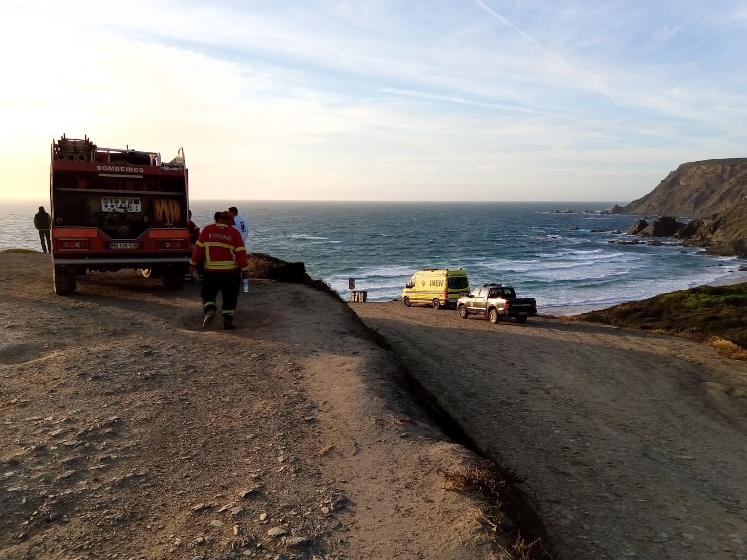 Encontrado o corpo de um homem na praia da Ponta Ruiva em Vila do Bispo