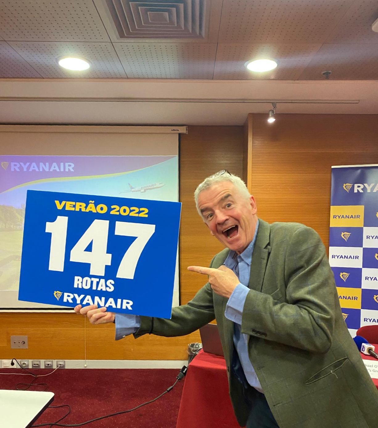 Ryanair torna-se a companhia aérea nº1 em Portugal em 2022 com mais de 13cm de passageiros