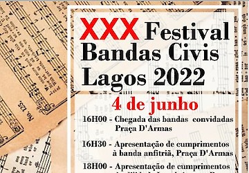 XXX Festival de Bandas Civis de Lagos 2022
