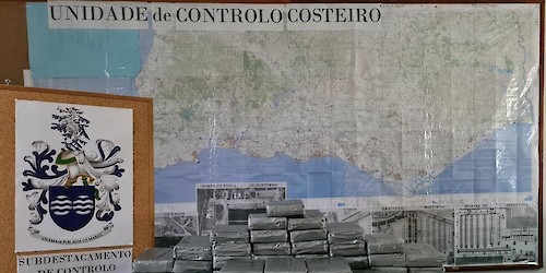 GNR UCC: Ria de Alvor - Apreensão de mais de 90 quilos de cocaína