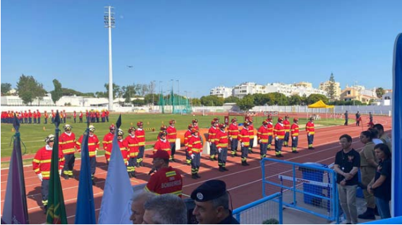 CHEGA marcou presença no regresso dos treinos para os Concursos Nacionais de Manobras, iniciativa promovida pela Liga dos Bombeiros Portugueses (LBP)