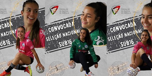 Seleção Nacional Sub-16 de Andebol Feminina: Martina Marreiros, Joana Candeias e Miriam Martins na convocatória para participação no European Open