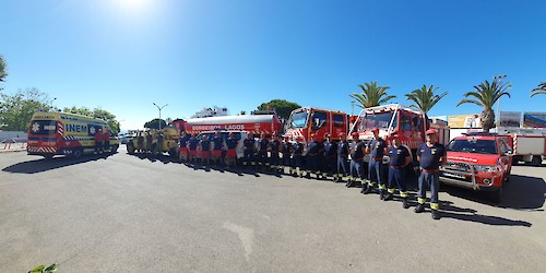 Dispositivo operacional dos Bombeiros de Lagos reforçado