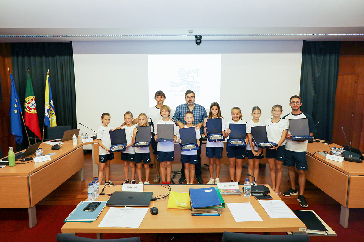 Município dedica voto de louvor aos atletas do Ginástica Clube de Lagos