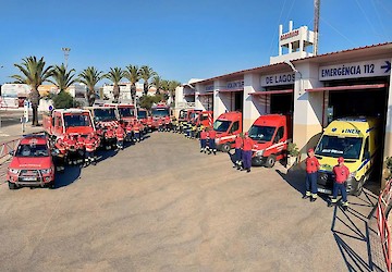 Bombeiros de Lagos alertam para o risco de incêndio e reforçam dispositivo de combate