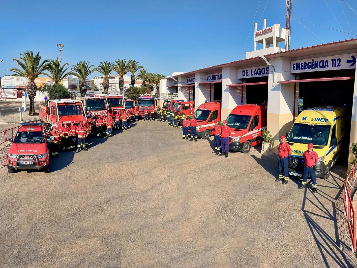 Bombeiros de Lagos alertam para o risco de incêndio e reforçam dispositivo de combate