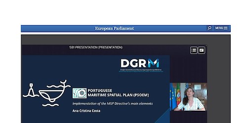 DGRM apresentou Plano de Ordenamento do Espaço Marítimo no Parlamento Europeu