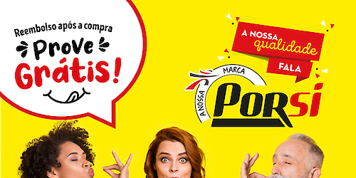 Intermarché convida consumidores a provarem gratuitamente produtos PorSi