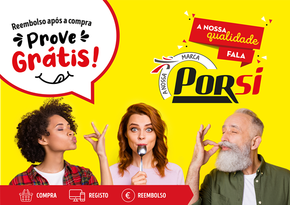 Intermarché convida consumidores a provarem gratuitamente produtos PorSi