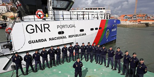 GNR: Regresso da Lancha de Patrulhamento Costeiro Bojador após missão em Itália
