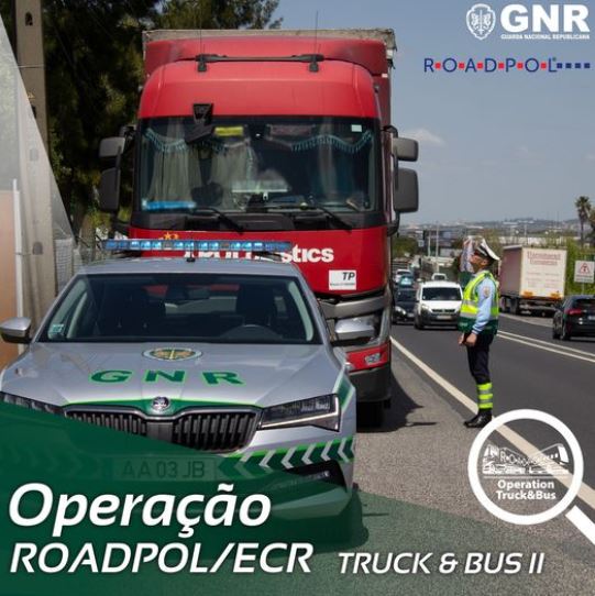 GNR: Balanço - Operação “RoadPol - ECR Truck & Bus II”