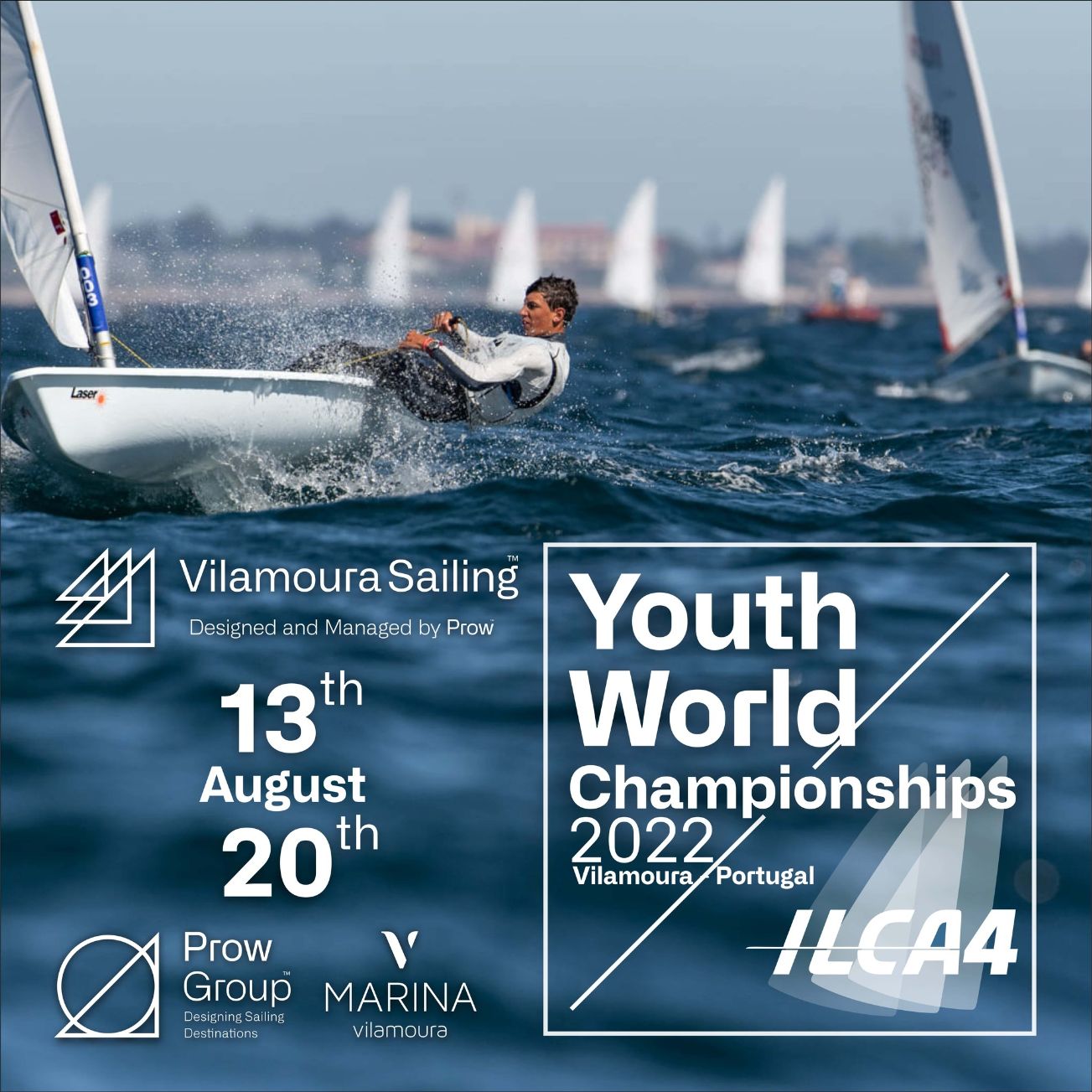 Vela: Marina de Vilamoura recebe Campeonatos Mundiais da Classe ILCA 4 e ILCA U21