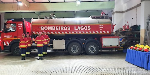 Lagos: Promoção de 4 elementos a Bombeiros de 3ª