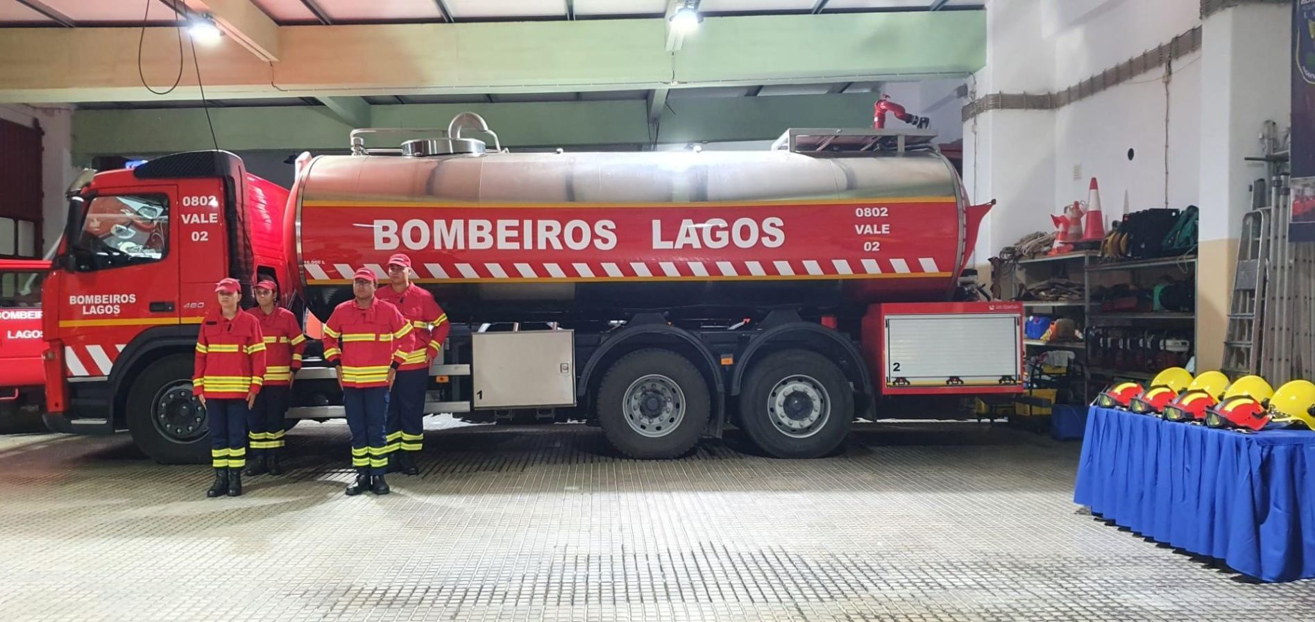 Lagos: Promoção de 4 elementos a Bombeiros de 3ª