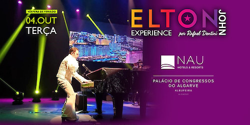 Espectáculo de tributo a Elton John vai animar o Palácio de Congressos do Algarve