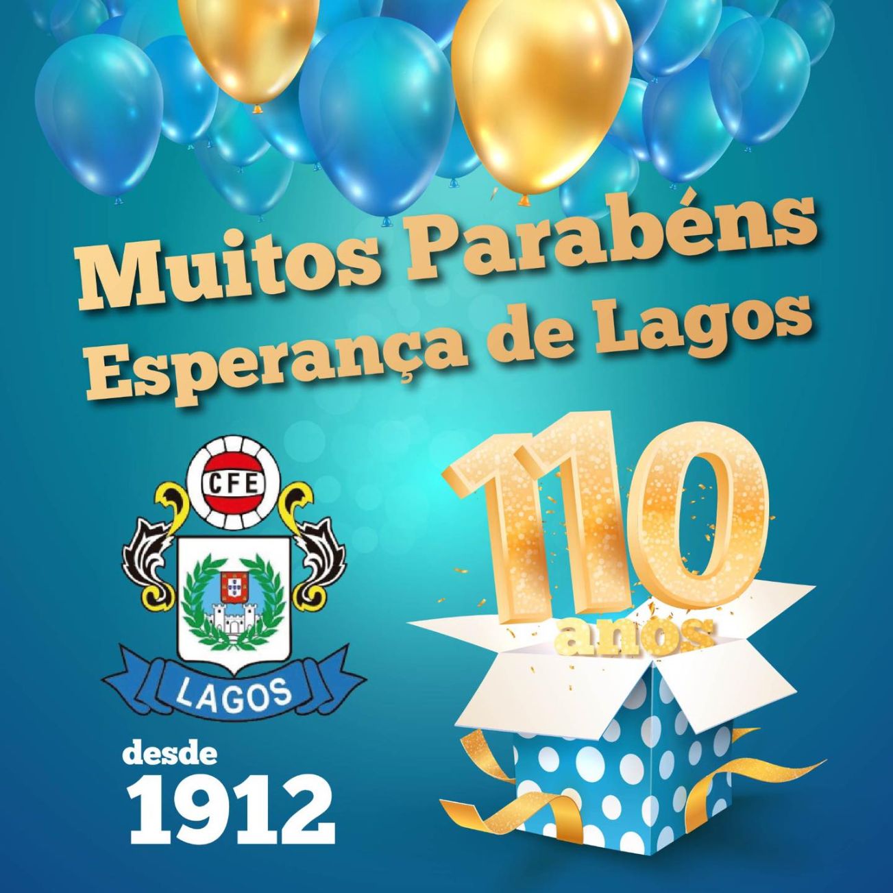 Futebol: Clube de Futebol Esperança de Lagos celebra 110 anos de história e paixão pelo desporto
