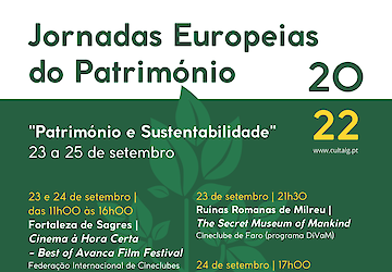 Jornadas Europeias do Património 2022 nos Monumentos do Algarve