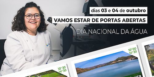 No Dia Nacional da Água, a Águas do Algarve irá mais uma vez celebrar e conta com a sua visita