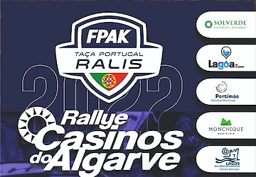 Rallye Casinos do Algarve acolhe a Taça de Portugal de Ralis