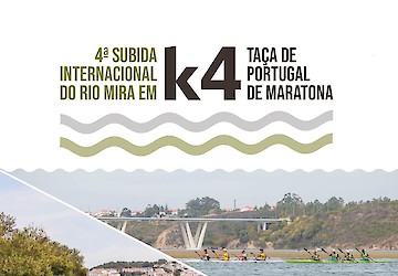 Taça de Portugal de maratona e 4º subida internacional em K4 no rio Mira