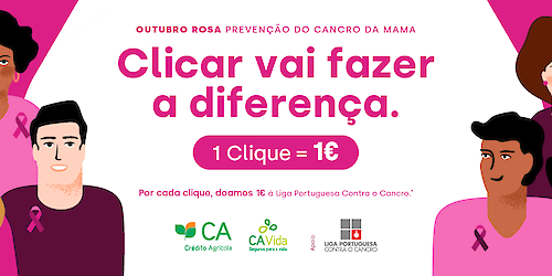 Crédito Agrícola com campanha solidária para assinalar o Dia Nacional de Prevenção do Cancro da Mama