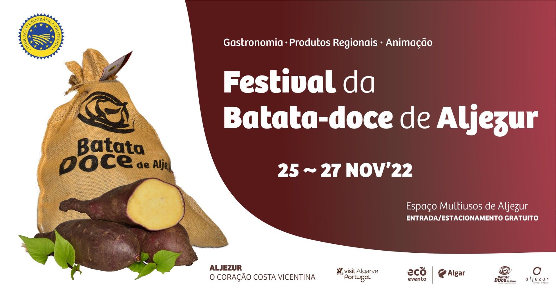 Festival da Batata-Doce de Aljezur de 25 a 27 de Novembro a não perder