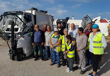 Município de Aljezur reforça o investimento em aspiradores eléctricos, para limpeza urbana nas freguesias de Bordeira, Odeceixe e Rogil