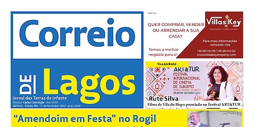 Alterações forçadas do Jornal Correio de Lagos impresso