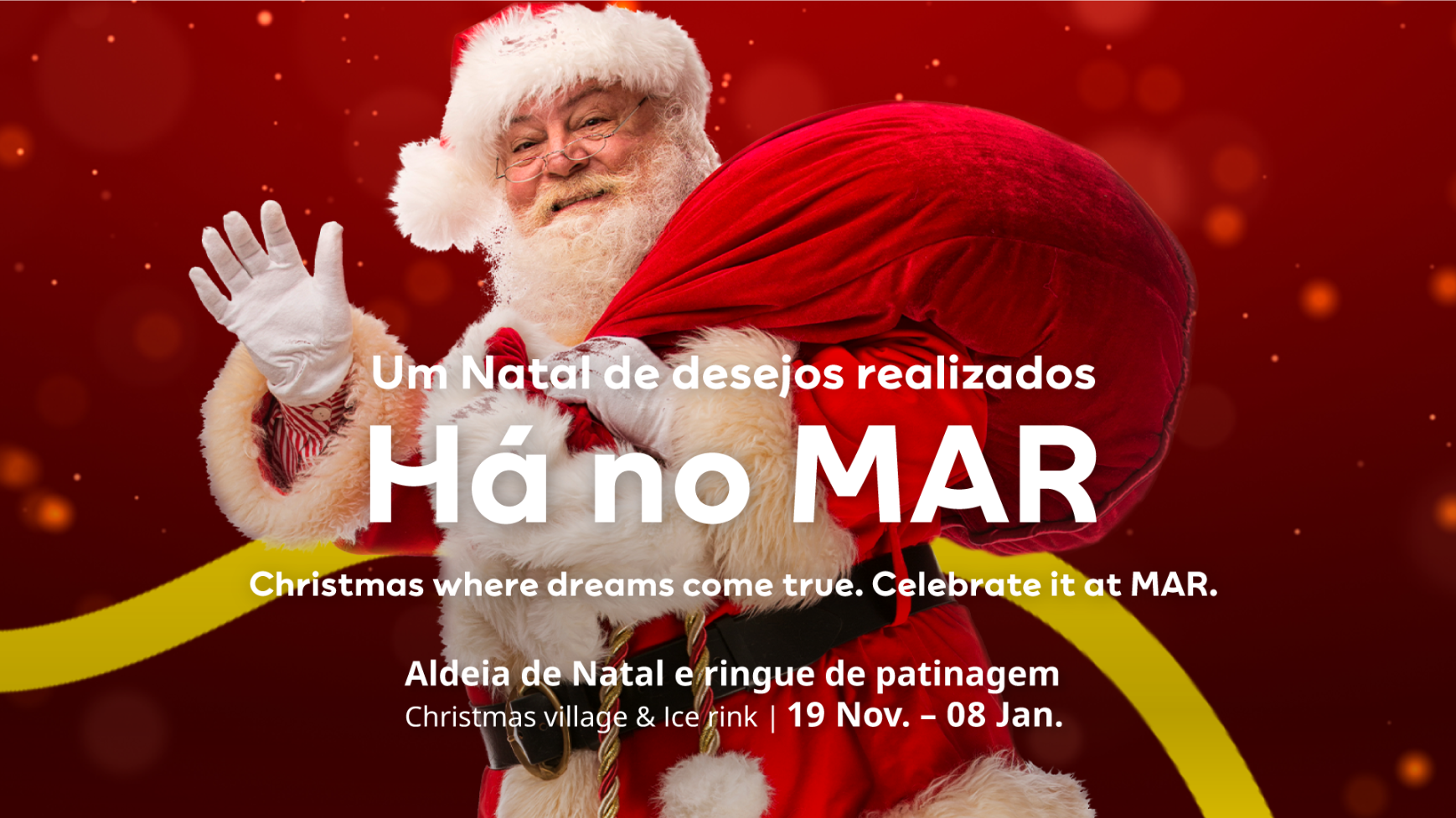 MAR Shopping Algarve assinala época natalícia com aldeia de Natal e ringue de patinagem sustentável