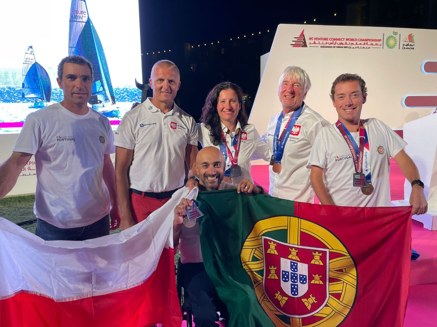 Equipa portuguesa de vela adaptada conquista bronze no Campeonato do Mundo de RS Venture Connect
