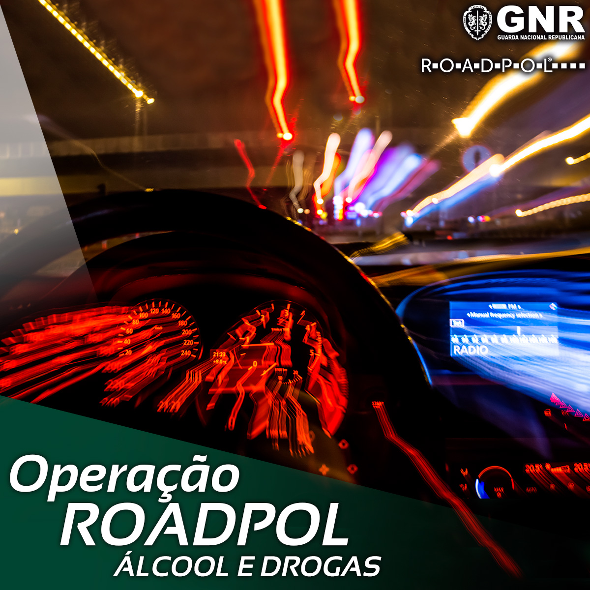 GNR: Operação “RoadPol – Álcool e Drogas”