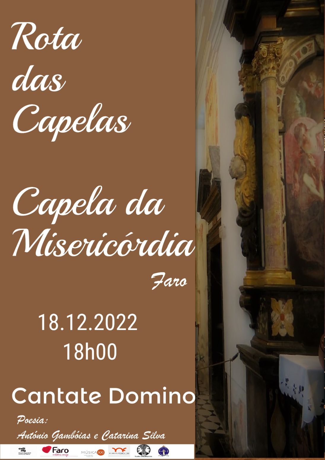 Música XXI dá a conhecer a rota das capelas, com apoio do Município de Faro