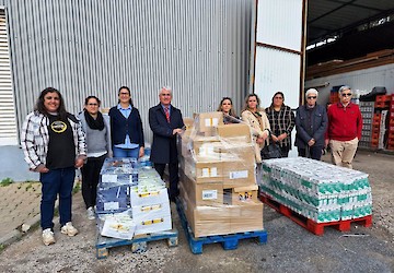 Autarquia de VRSA entrega 20 mil euros em bens alimentares a IPSS do concelho