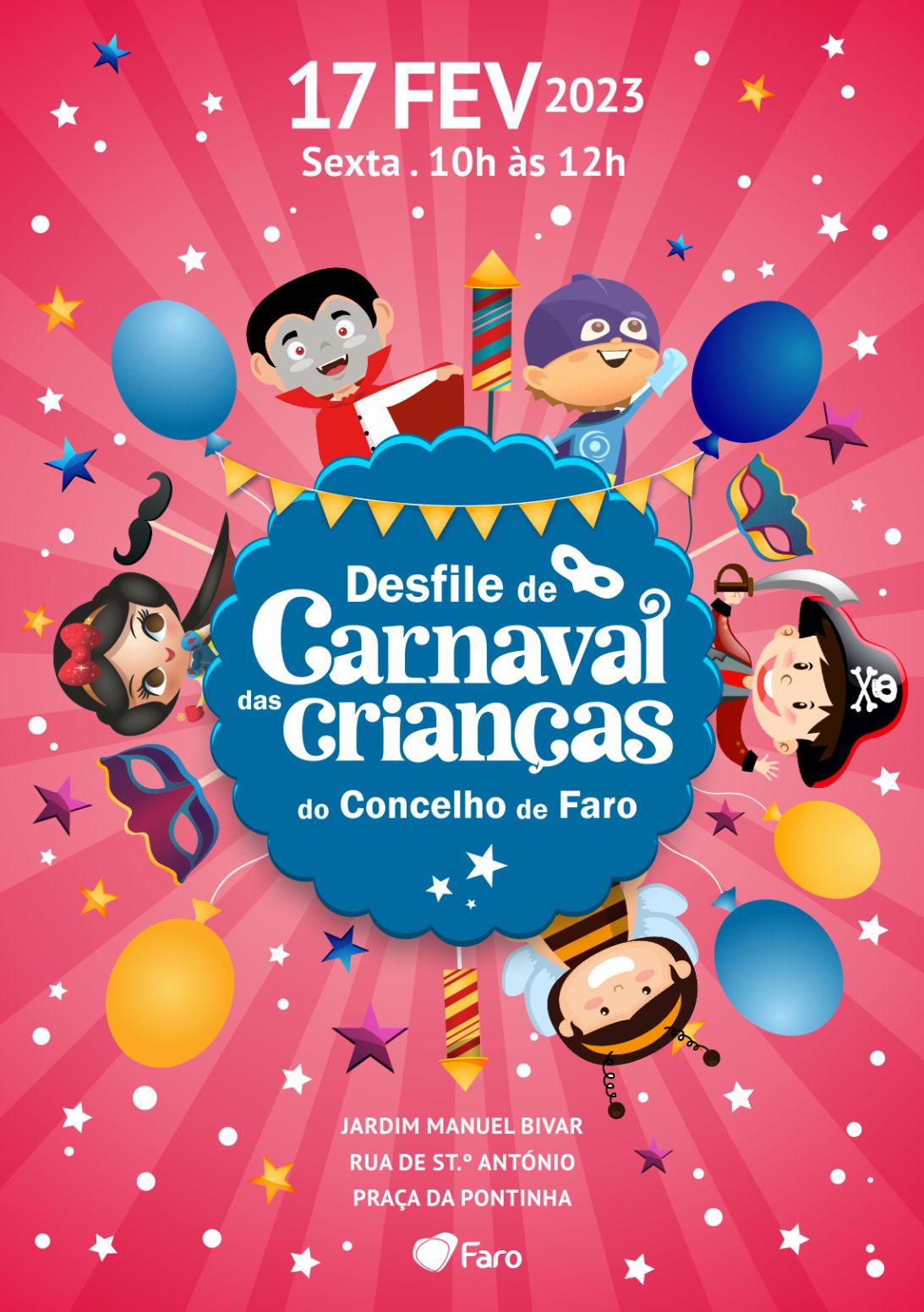 Câmara Municipal de Faro organiza desfile de carnaval