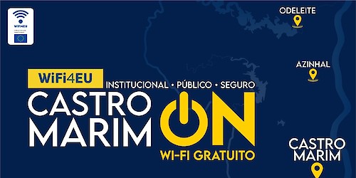 Castro Marim com Wi-Fi gratuito nos principais espaços públicos do concelho