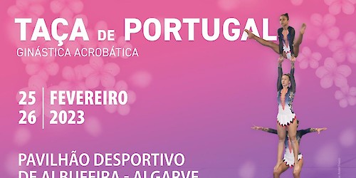 Pavilhão desportivo de Albufeira recebe taça de Portugal de ginástica acrobática