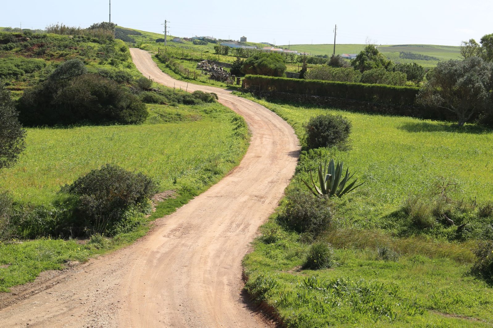 Caminhos rurais já intervencionados na Freguesia de Vila do Bispo e Raposeira