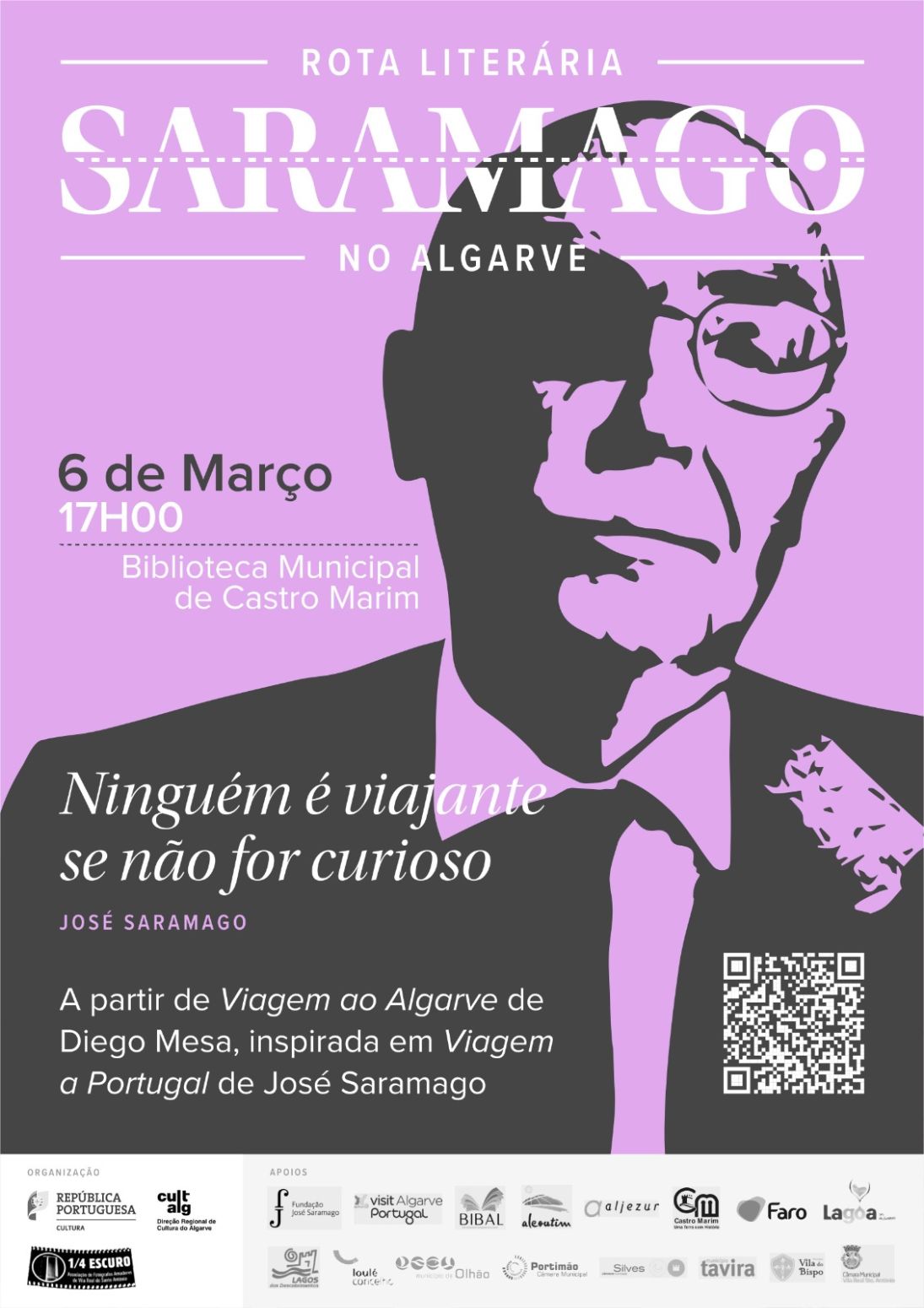 Rota Literária de Saramago no Algarve, agora em Castro Marim