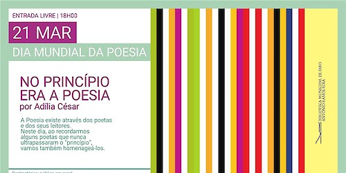 Dia Mundial da Poesia com Adília César, na Biblioteca Municipal de Faro