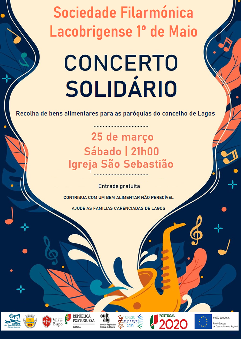 Filarmónica Lacobrigense 1º de Maio promove Concerto Solidário na Igreja de S. Sebastião a favor dos mais necessitados