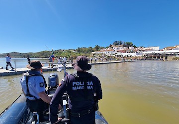 Autoridade Marítima Nacional garante a segurança do rio Guadiana durante o “Festival do Contrabando” em Alcoutim