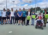 Grupo de Desporto Adaptado do CMR Sul promoveu encontro desportivo de padel
