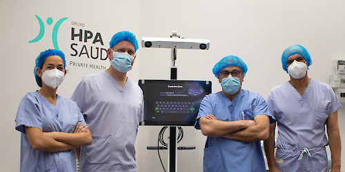 Primeira intervenção com robot para cirurgia nas artroplastias do membro inferior